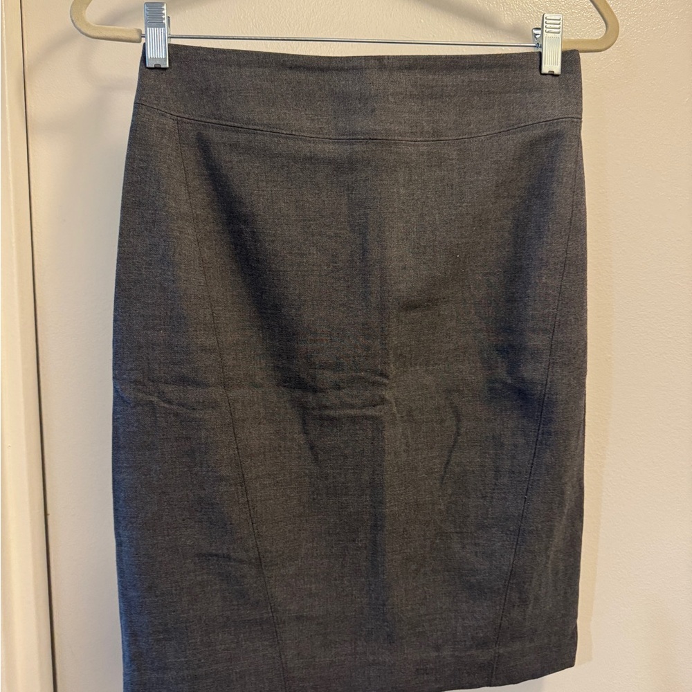LOFT Charcoal Pencil Skirt